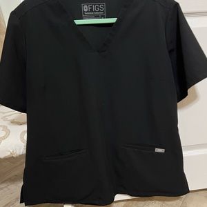 Figs Casma Top XL Black.